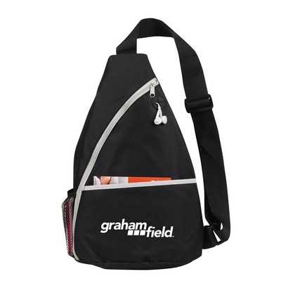 600D Polyester Promo Sling Backpack