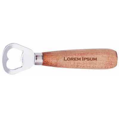 Beechwood Handle Bottle Opener