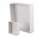 White High Walled Box Lid (4"x4"x1 1/4")