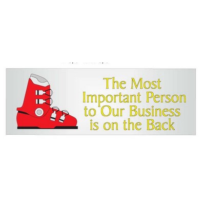 Ski Boot Panoramic Photo Hand Mirror (1 5/8"x4 5/8")