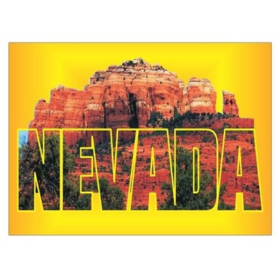 Red Rock Canyon Photo Hand Mirror (2"x3")