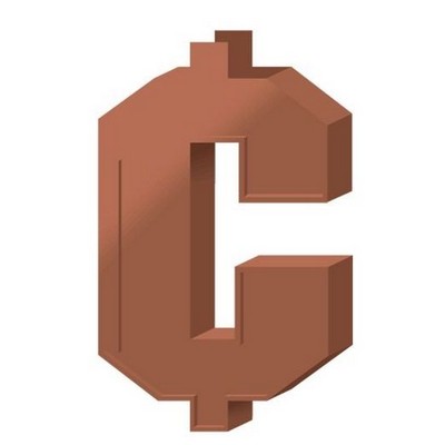 Cent Sign Maxi Magnet (6 Square Inch)