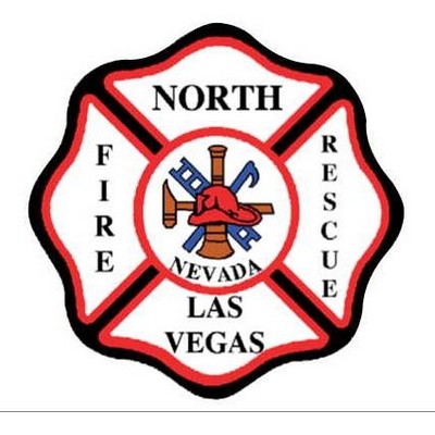 Fire Rescue Badge Metal Photo Magnet (2 1/2"x3 1/2")