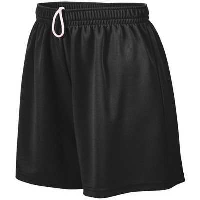 Augusta Sportswear Girls Wicking Mesh Shorts