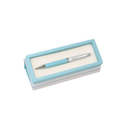 Pastel Blue Elegant Ball Pen w/Matching Pen Box