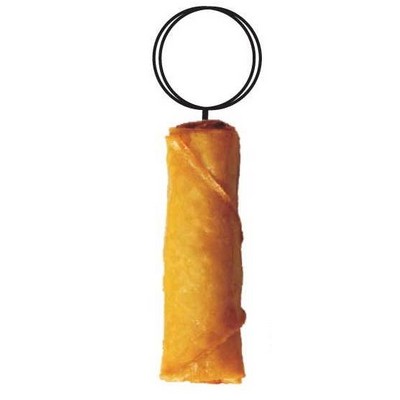 Egg Roll Executive Key Chain w/Mirrored Back (3 Square Inch)