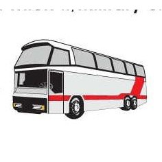 Commercial Bus Lapel Pin