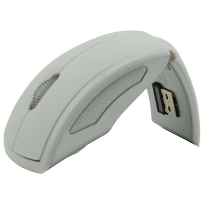 Curved Wireless Optical Mouse with USB Receiver
