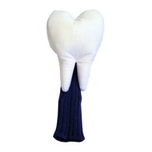 Custom Tooth Golf Club Cover