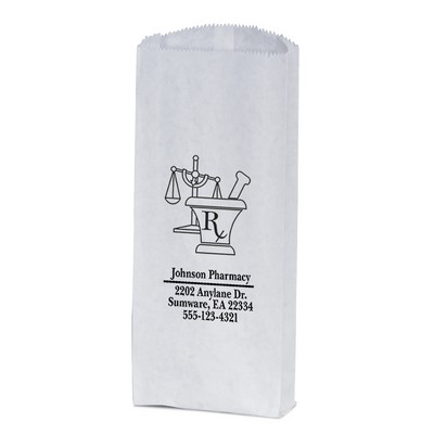 Pharmacy Bag - Flexo Ink Print (5" x 2" x 12")