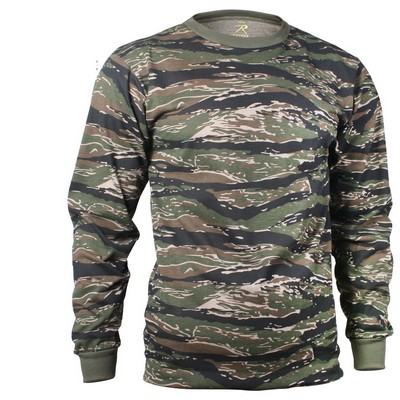 Tiger Stripe Camouflage Long Sleeve T-Shirt (3XL)