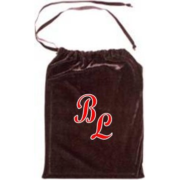 Velvet Embroidered Drawstring Presentation Bag- Holds 6" x 8" Plaque/Acrylic Closeout