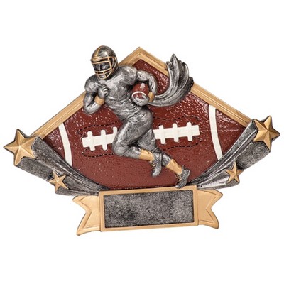 Football Diamond Star Trophy (5¾"x8¼")
