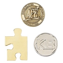1 5/8" (1.625")+ Die Struck High Polish Lapel Pin