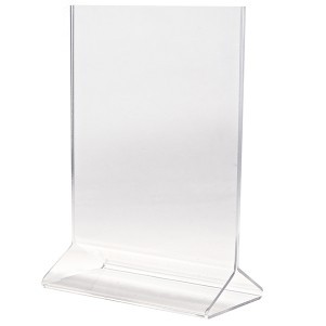 Clear Vertical Styrene Display (6"x9")