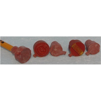 Regular Pencil Cap Stamp (1/2" Diameter)