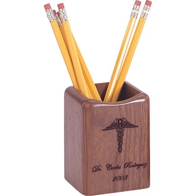 Wood Pen Pencil Holder