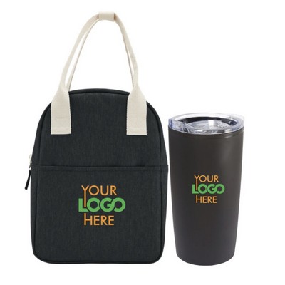 Lunch Cooler w/Stainless Tumbler