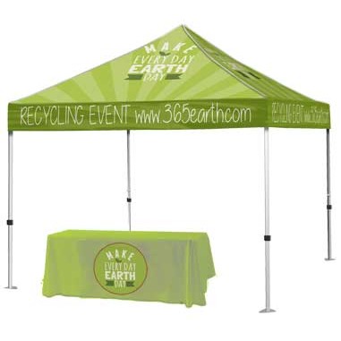 Aluminum Event Tent Package #1 Tent + Throw