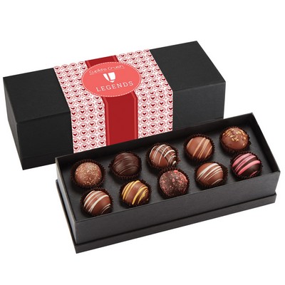 Valentine's Day 10 Piece Decadent Truffle Box - Assortment 1