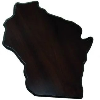 Wisconsin State Shaped Plaque (9½"x10")