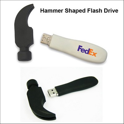 Hammer Shaped Flash Drive - 128 MB Memory