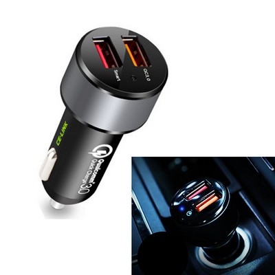 Dual USB Car Charger Fast Charging