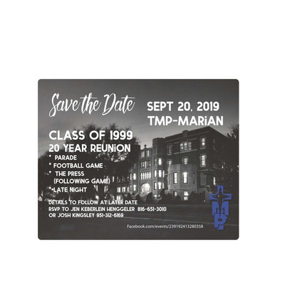 Magnet-15Mil-6X6 Save The Date Full Color