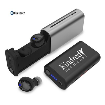 Wireless Tws In-Ear Earbuds With Wireless Charging Case