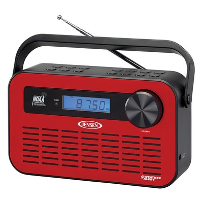 Jensen Audio Portable Digital AM/FM Weather Radio w/Weather Alert
