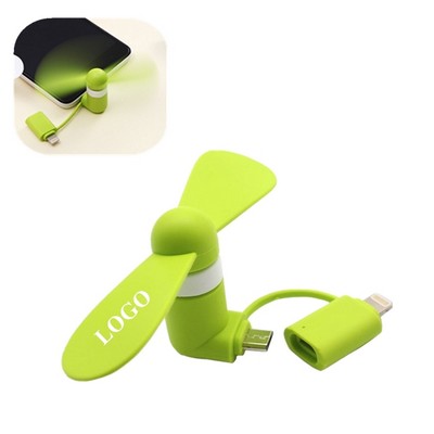 2" 1 Micro Phone Fan for Cell Phone