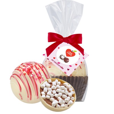 Valentine's Day Mega Hot Chocolate Bomb Mug Stuffer - White Chocolate