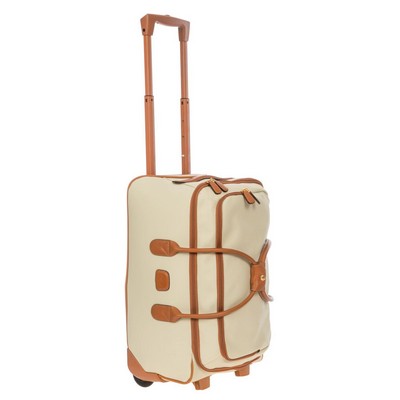 Bric's® 21" Firenze Black Rolling Duffle Bag