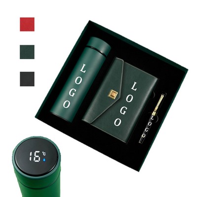 Tumbler And Notebook With Pen Gift Set