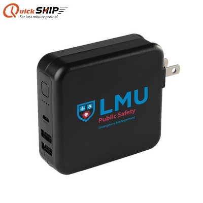 RAVPower 6700mAh Power Bank with Dual USB Wall Charger