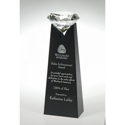 Gemstone Crystal Award, 9"H