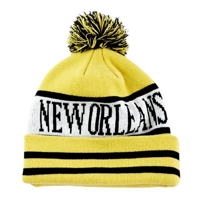 Acrylic Beanie Custom Winter Knit Cap