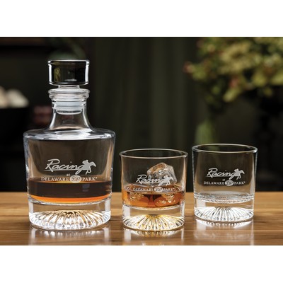 Halo Decanter Set w/4 Glasses