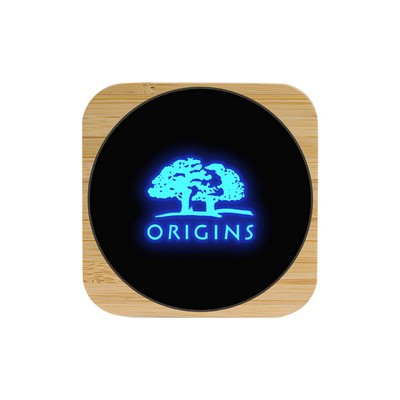 Square Light Up Logo Wireless Charger
