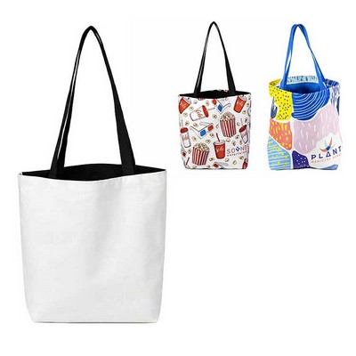 Wide Bottom Gusset Tote - Small
