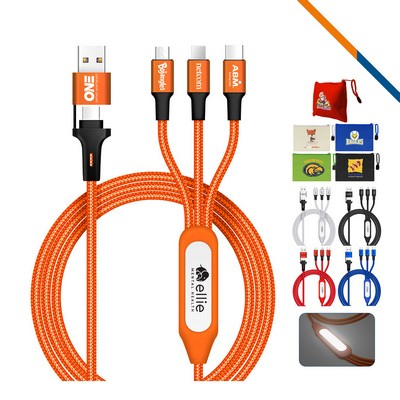 Zelloy 5in1 Light Up Charging Cable