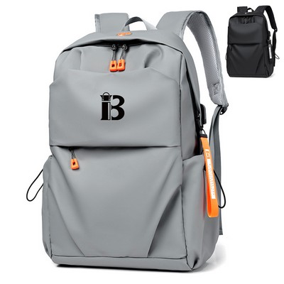 Large Capacity Oxford Computer Backpack with USB Port