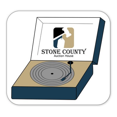 Record Player Shaped NoteKeeper™ Magnet 35 Mil