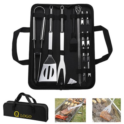 16-Piece BBQ Grill Tool Set