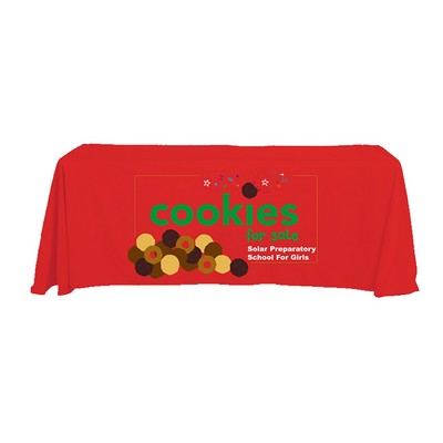 8' Sustainable Fabric Eco-Friendly Non-Fitted Table Cover