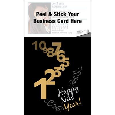 12-Month Calendar Magnet Pad - Tear-Off with Blank White Envelopes