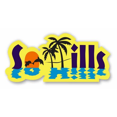 Magnet-30Mil-5"X3.5" Custom Shape-Indoor-Outdoor. Full Color