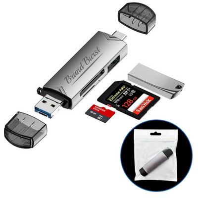 6-in-1 Multi-Function SD Card Reader