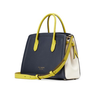 kate spade new york Knott Colorblocked Medium Satchel - Blazer Blue Multi