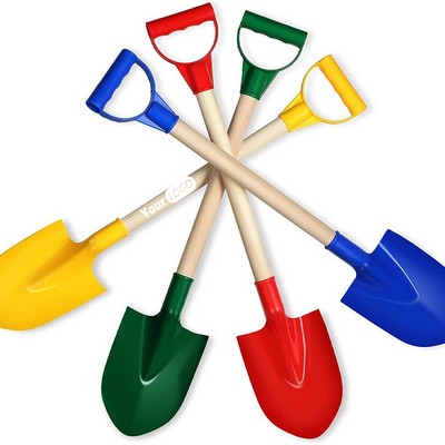 Wooden Shovel With Plastic Spade